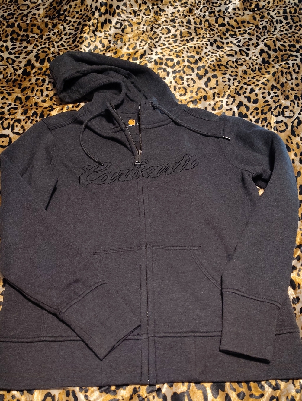 Carhartt Dark Charcoal Zip-Up Hoodie